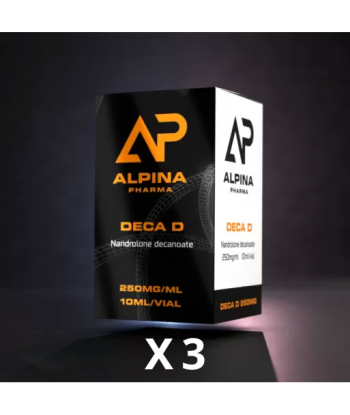3 x Alpina Pharma Deca D...