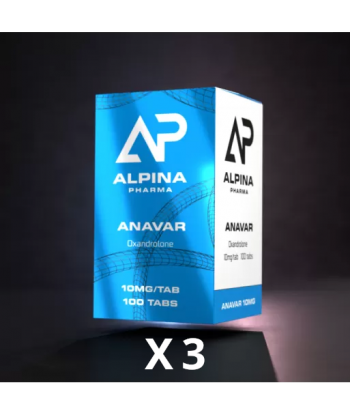 3 x Alpina Pharma Anavar 10...