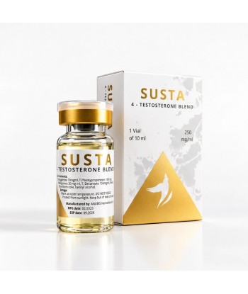 Anubis Sustanon 250 mg/ml – Susta Testosteron-Mix aus 4 Estern, Durchstechflasche 10 ml mit Verpackung