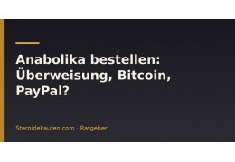 Anabolika bestellen: Überweisung, Bitcoin, PayPal?