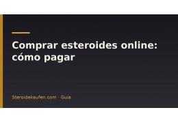 Comprar esteroides online: cómo pagar