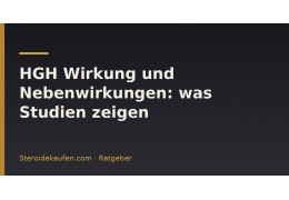 HGH Wirkung und Nebenwirkungen: was Studien zeigen